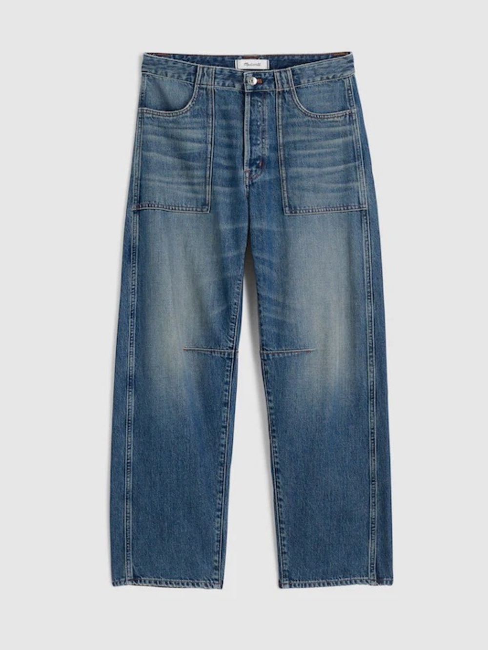 Madewell The Curvy Darted Barrel-Leg Jean size 30 NEW